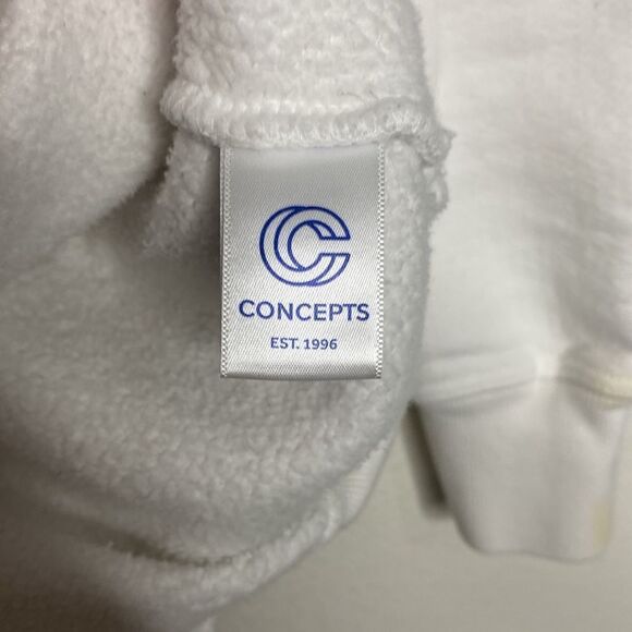 CONCEPTS White Randsom Crewneck 100% Cotton Sweatshirt Size XS - Picture 7 of 8